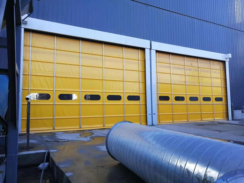 沥青炒料厂堆积门